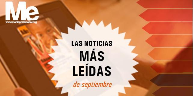 Más leídas septiembre